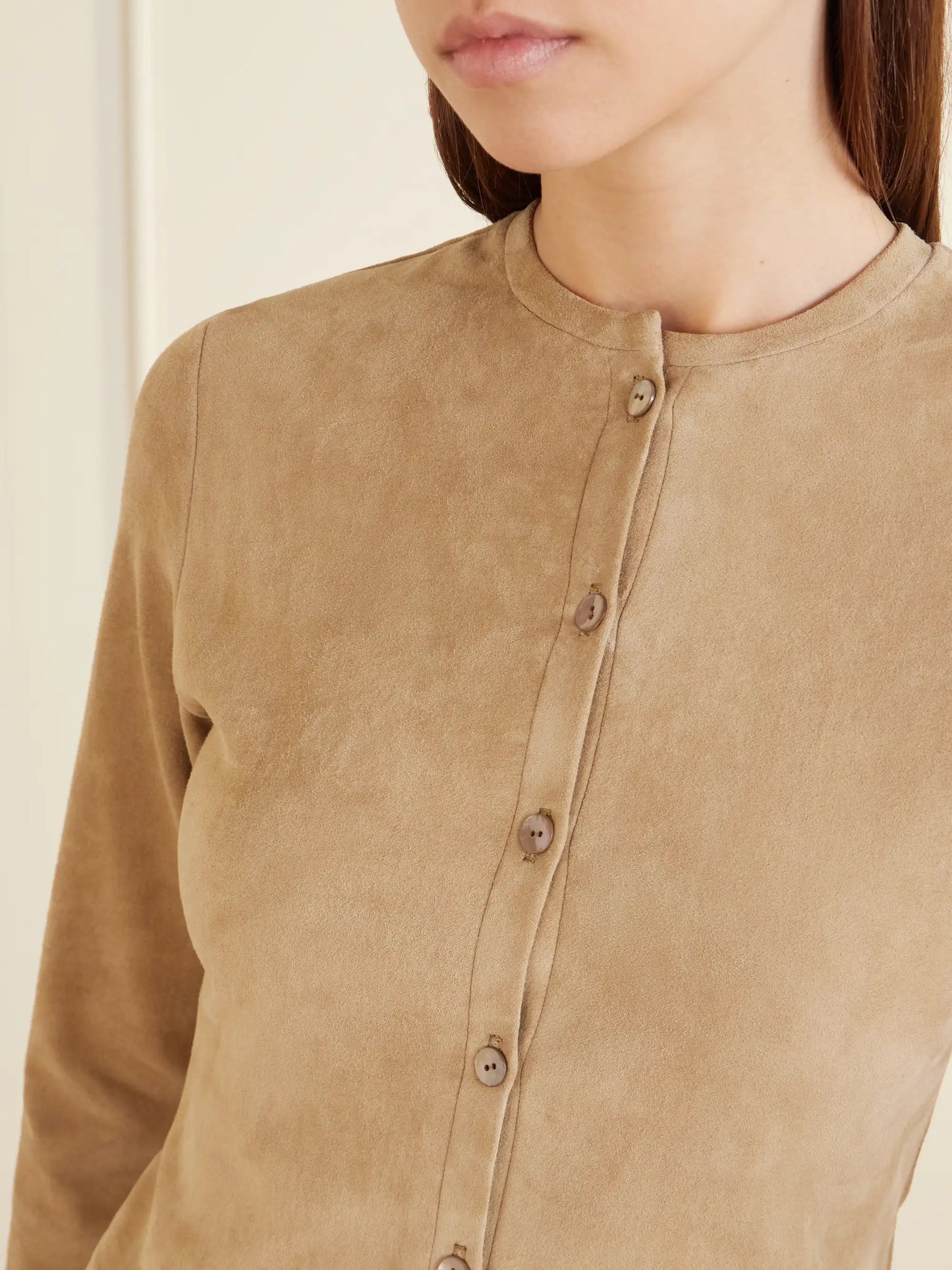 Astrid Suede Cardigan
