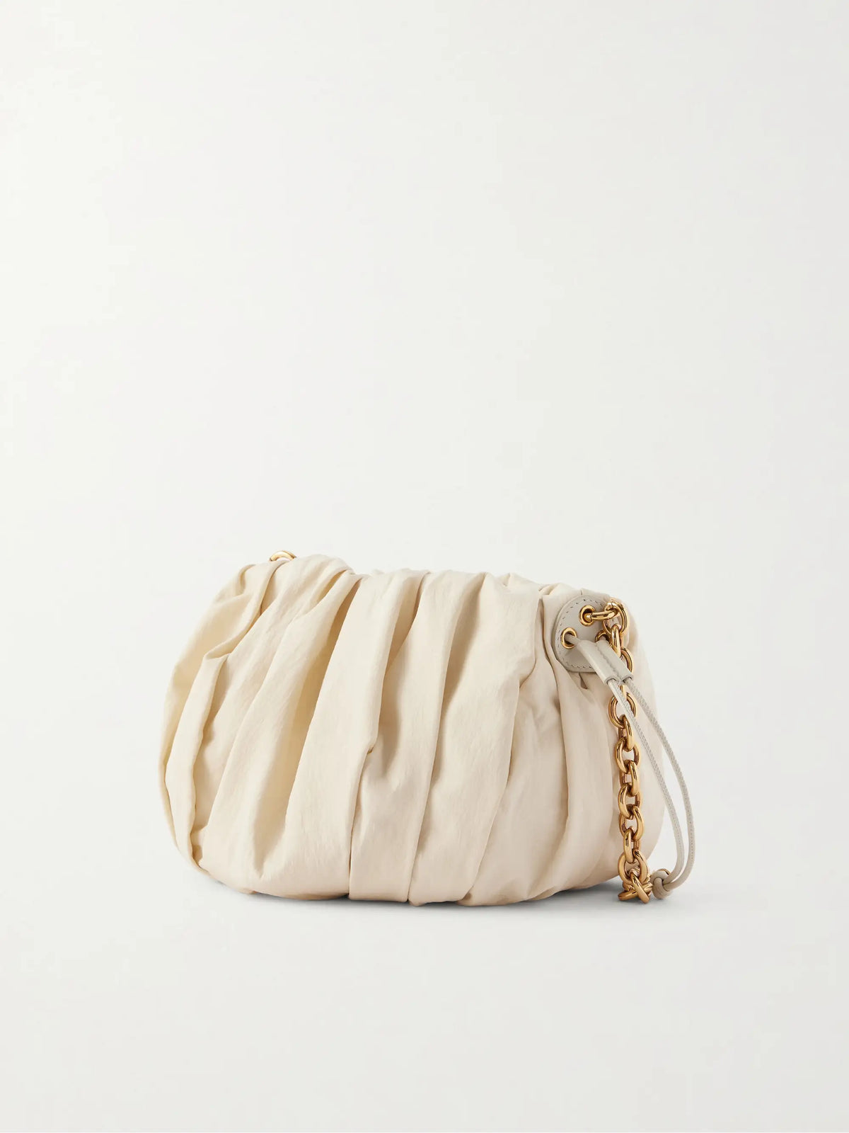 Pleated Shell Shoulder Bag