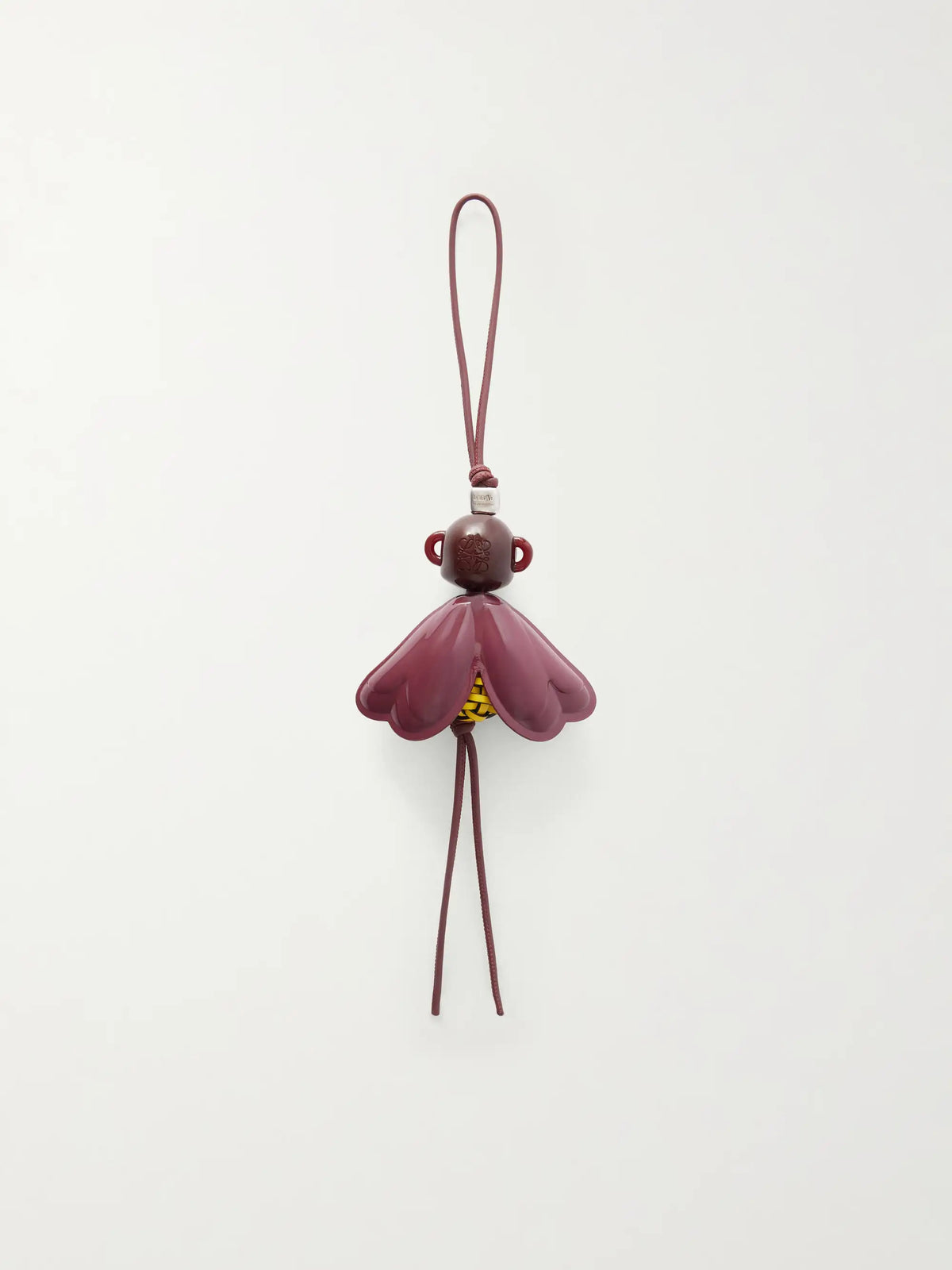 Bloombee Leather Bag Charm