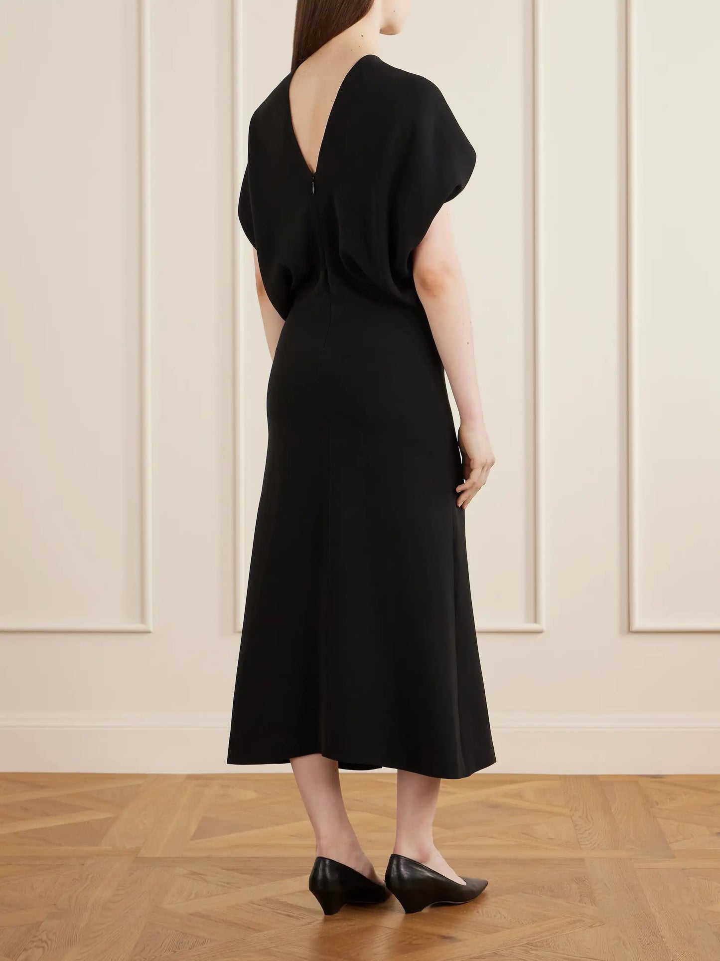 Jeyra Silk Midi Dress