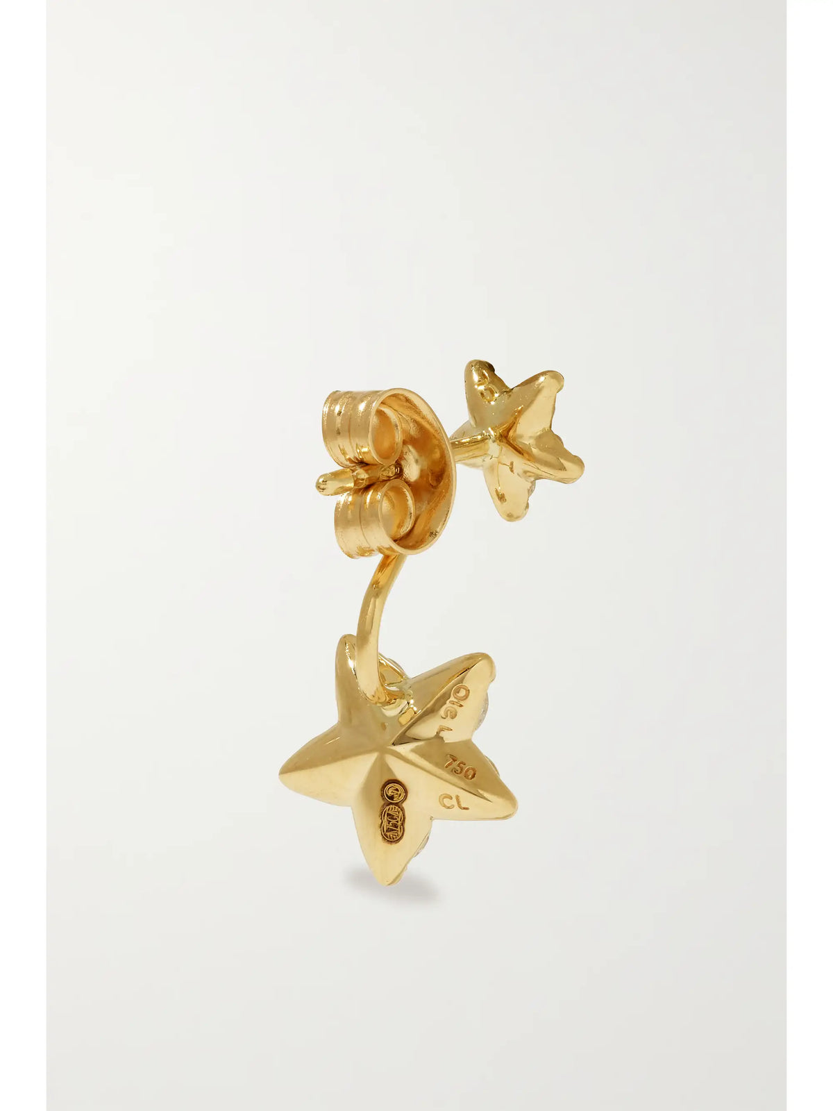 Shooting Star 18-karat Gold Diamond Single Earring