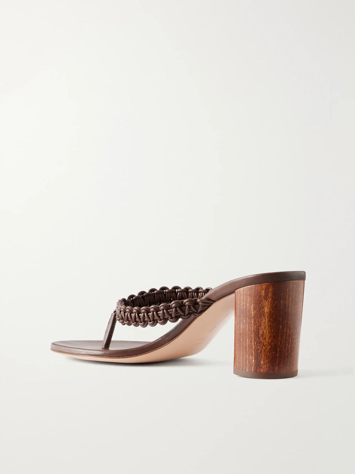 70 Woven Leather Thong Sandals