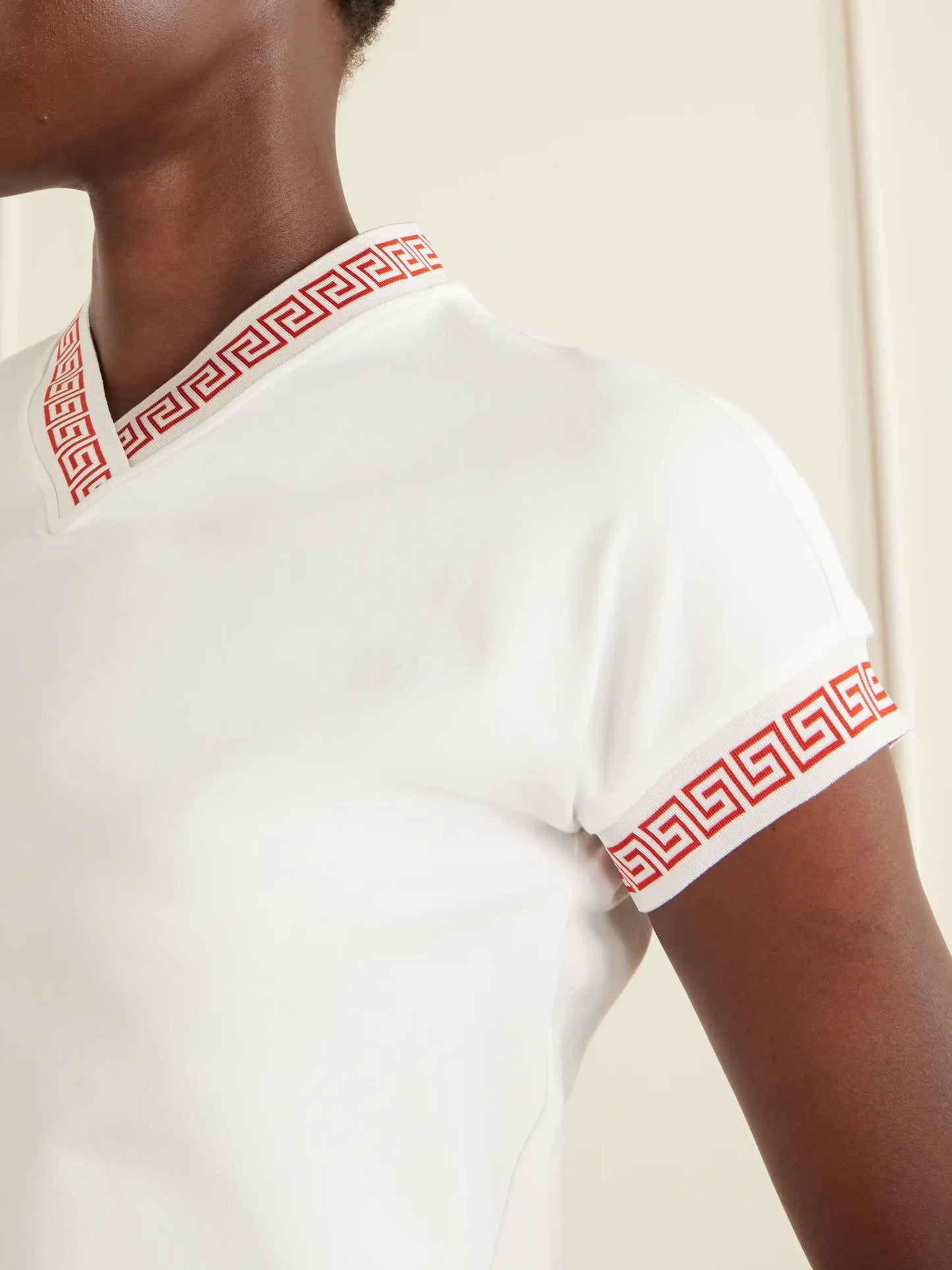 Logo-jacquard Cotton-blend Jersey T-shirt