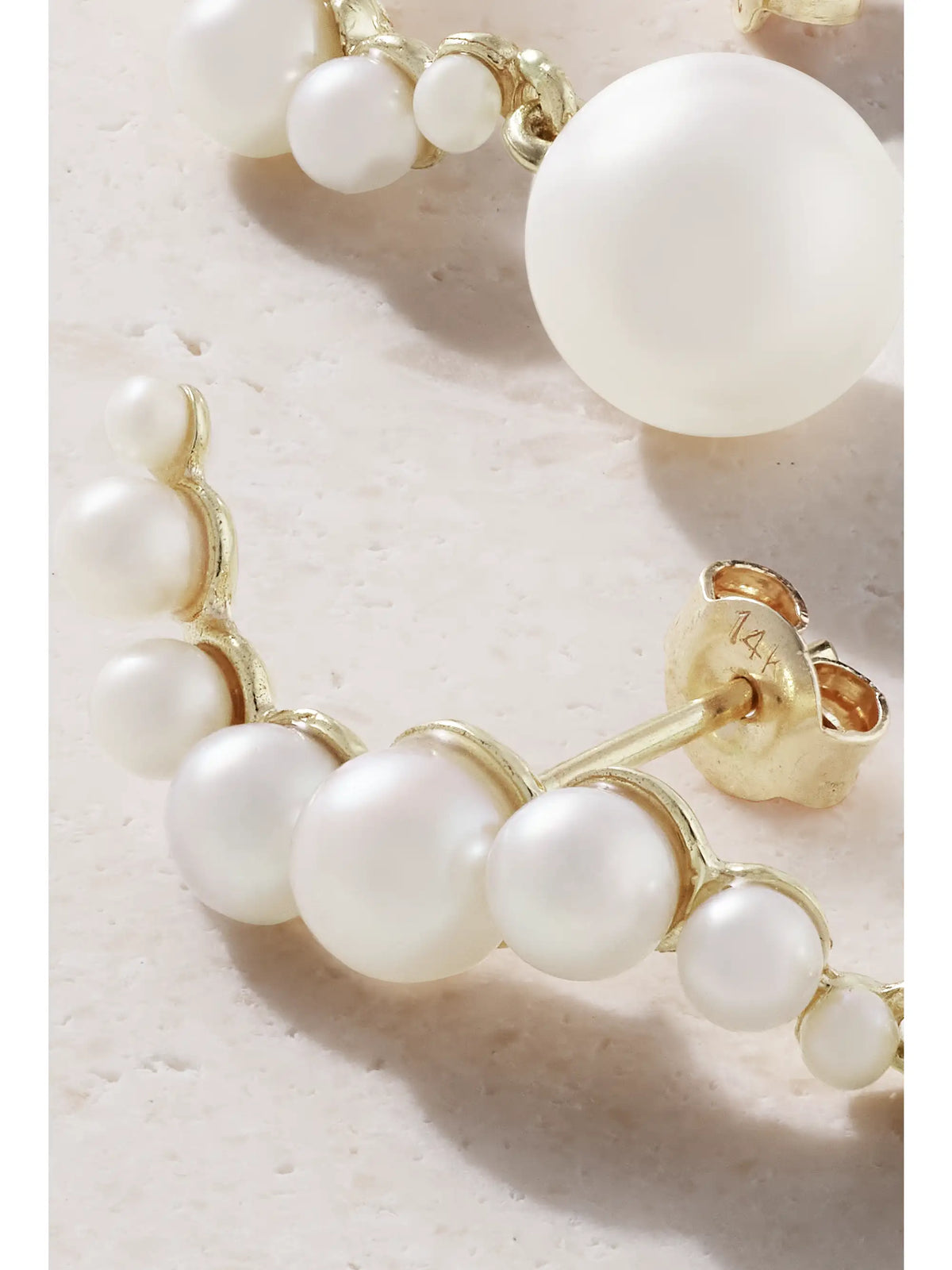 Mateo 14-karat Gold Pearl Earrings