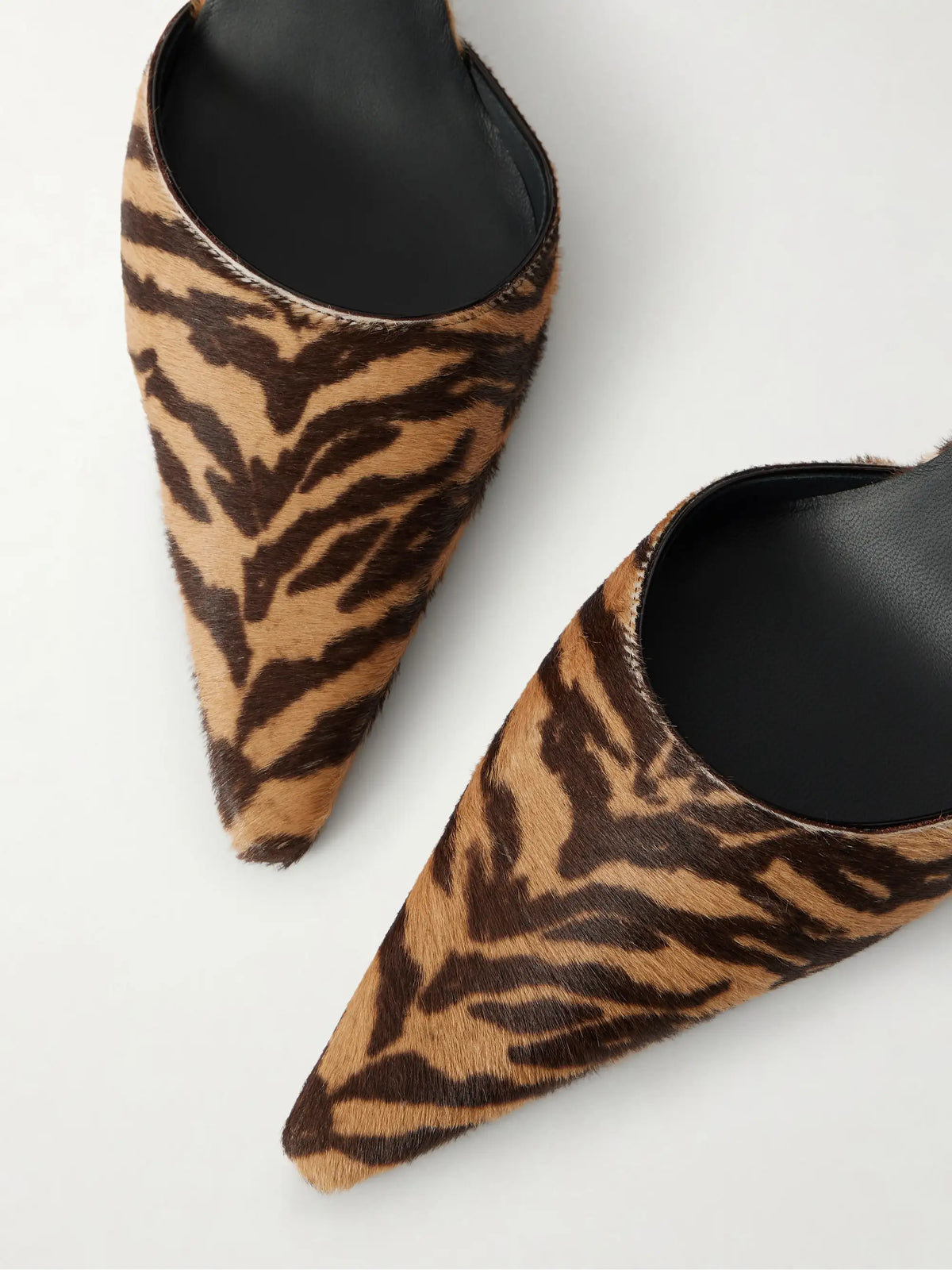D'orsay 110 Tiger-print Calf Hair Pumps