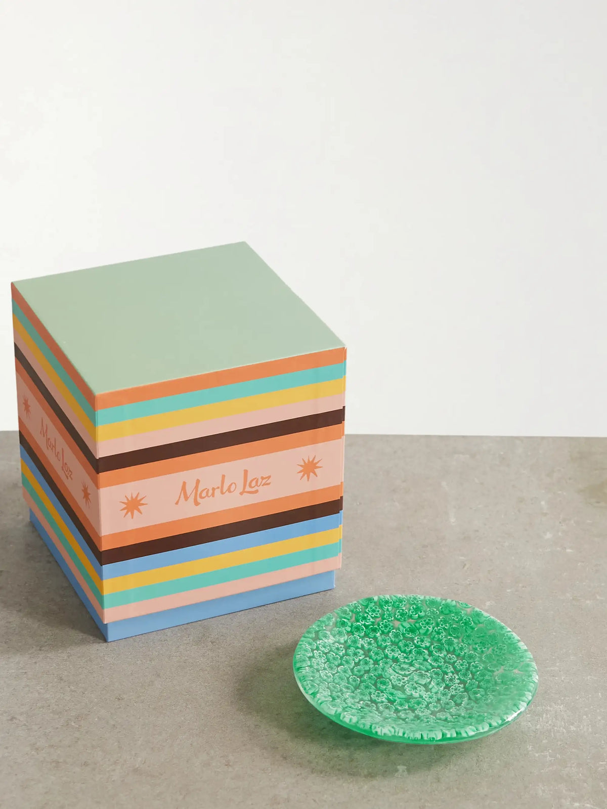 Stella Mare Seafoam Glass Dish