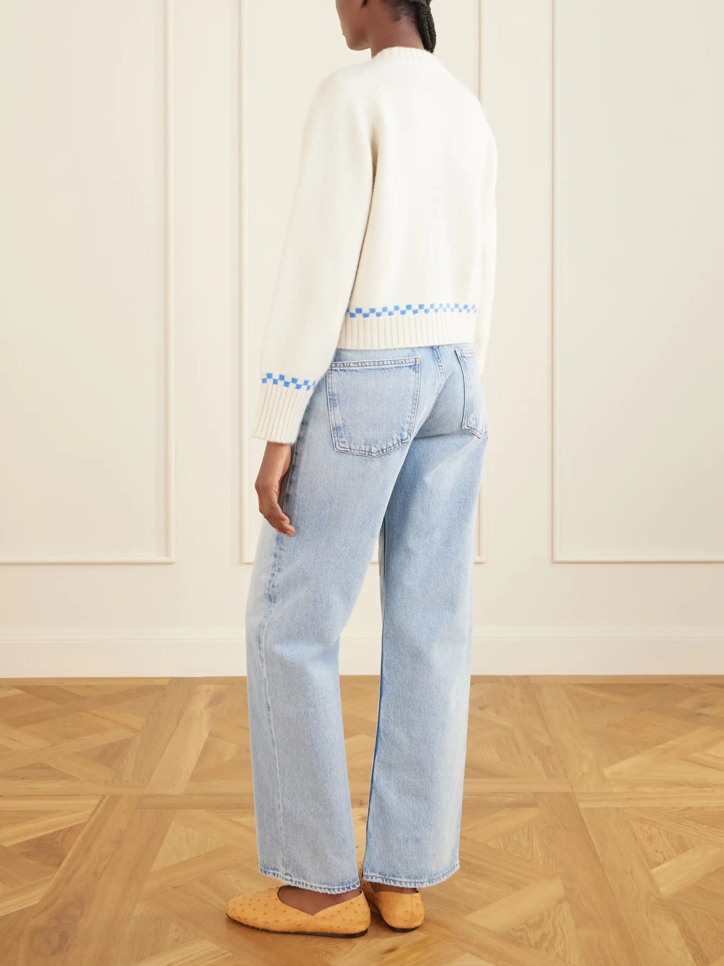 Embroidered Cashmere Cardigan