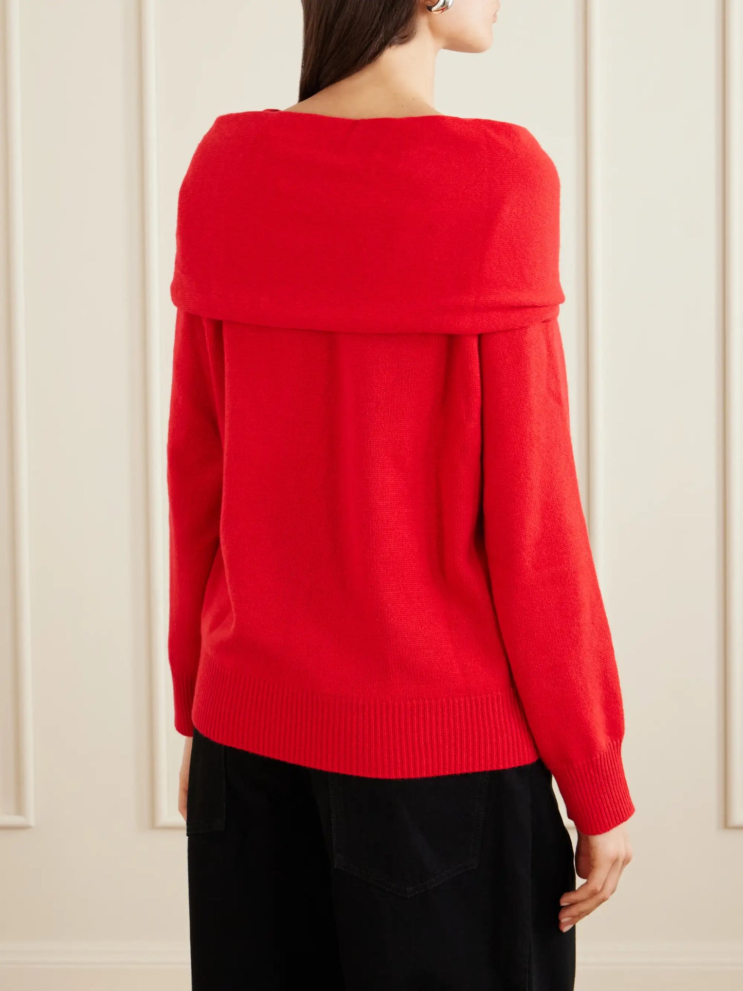 Malia Knot-detailed Cashmere Sweater