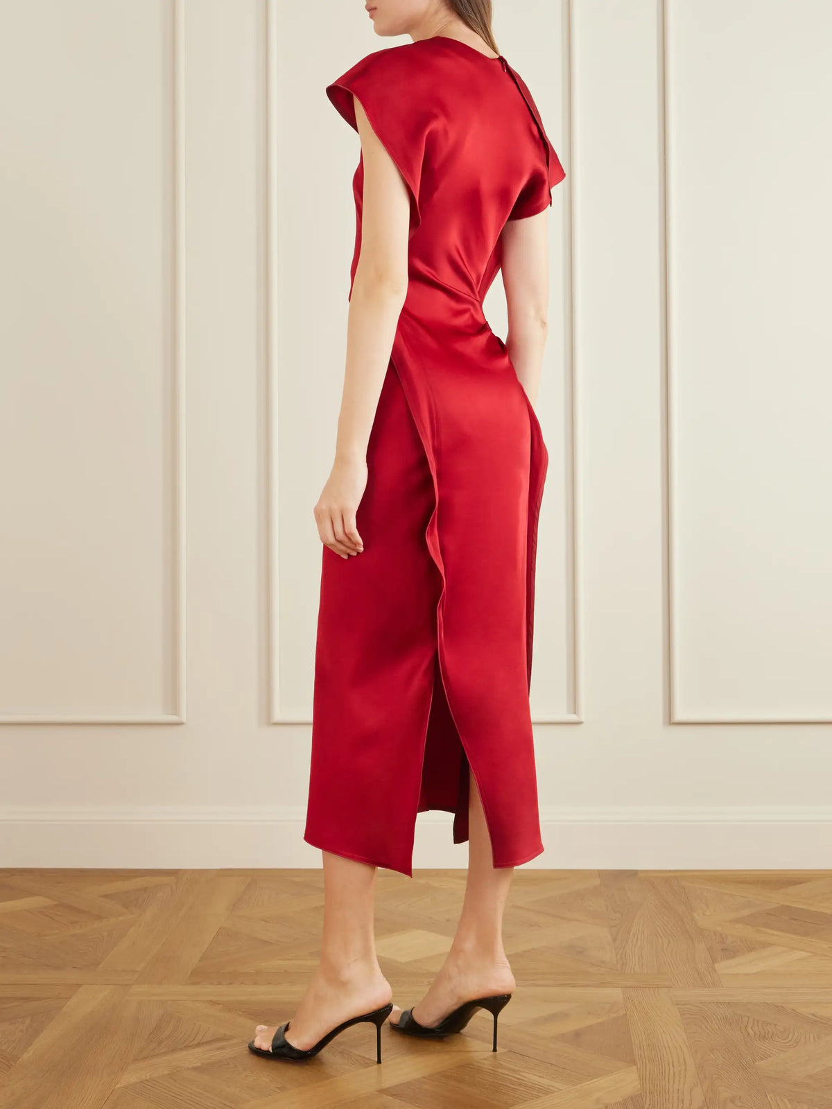 Satin Midi Dress