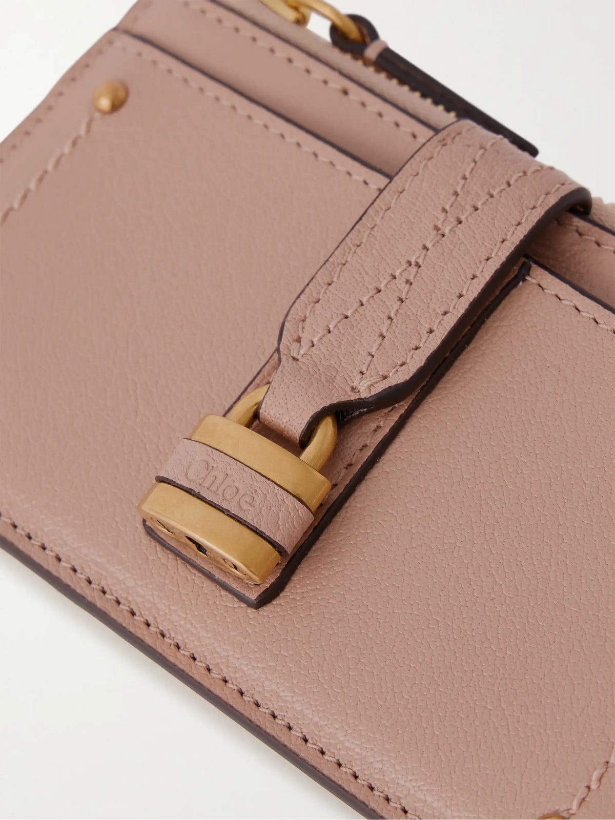 Paddington Embellished Textured-leather Cardholder
