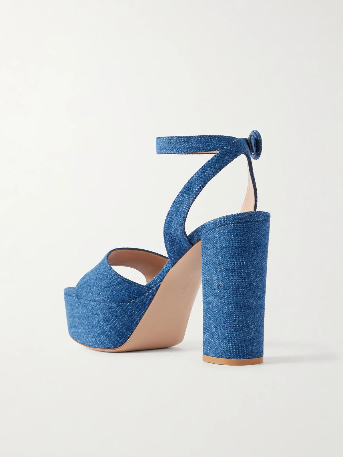 70 Denim Platform Sandals