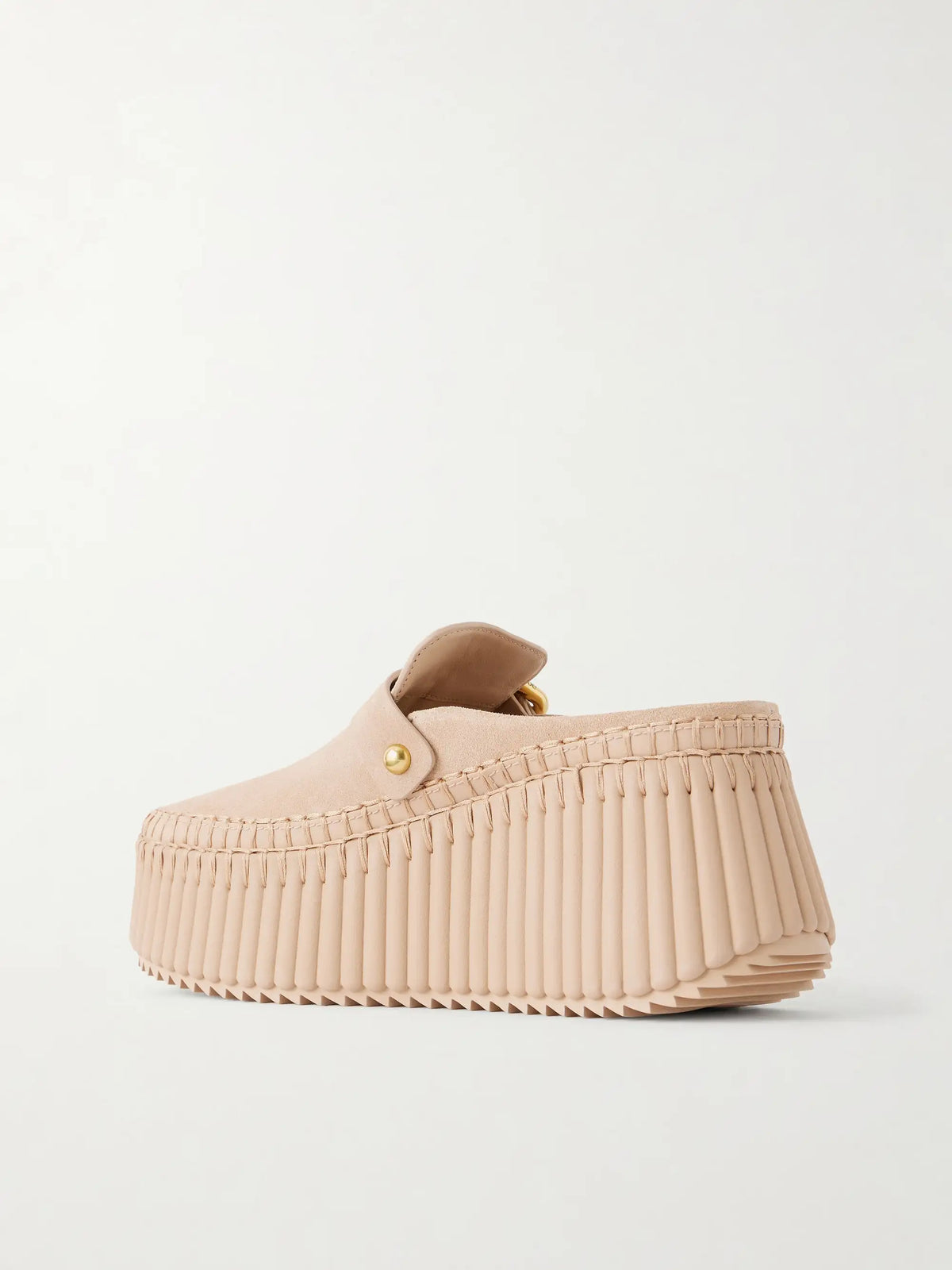 Nama Suede Platform Mules