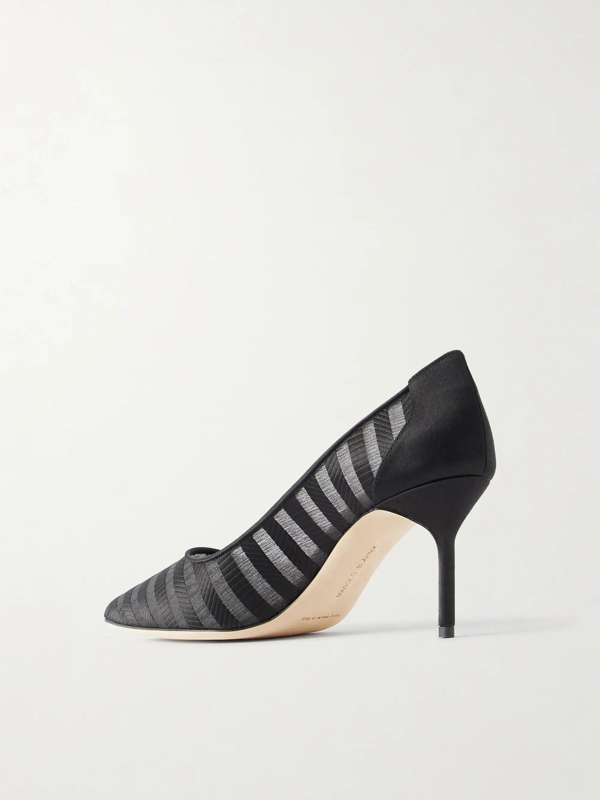 Bb 70 Striped Mesh Pumps