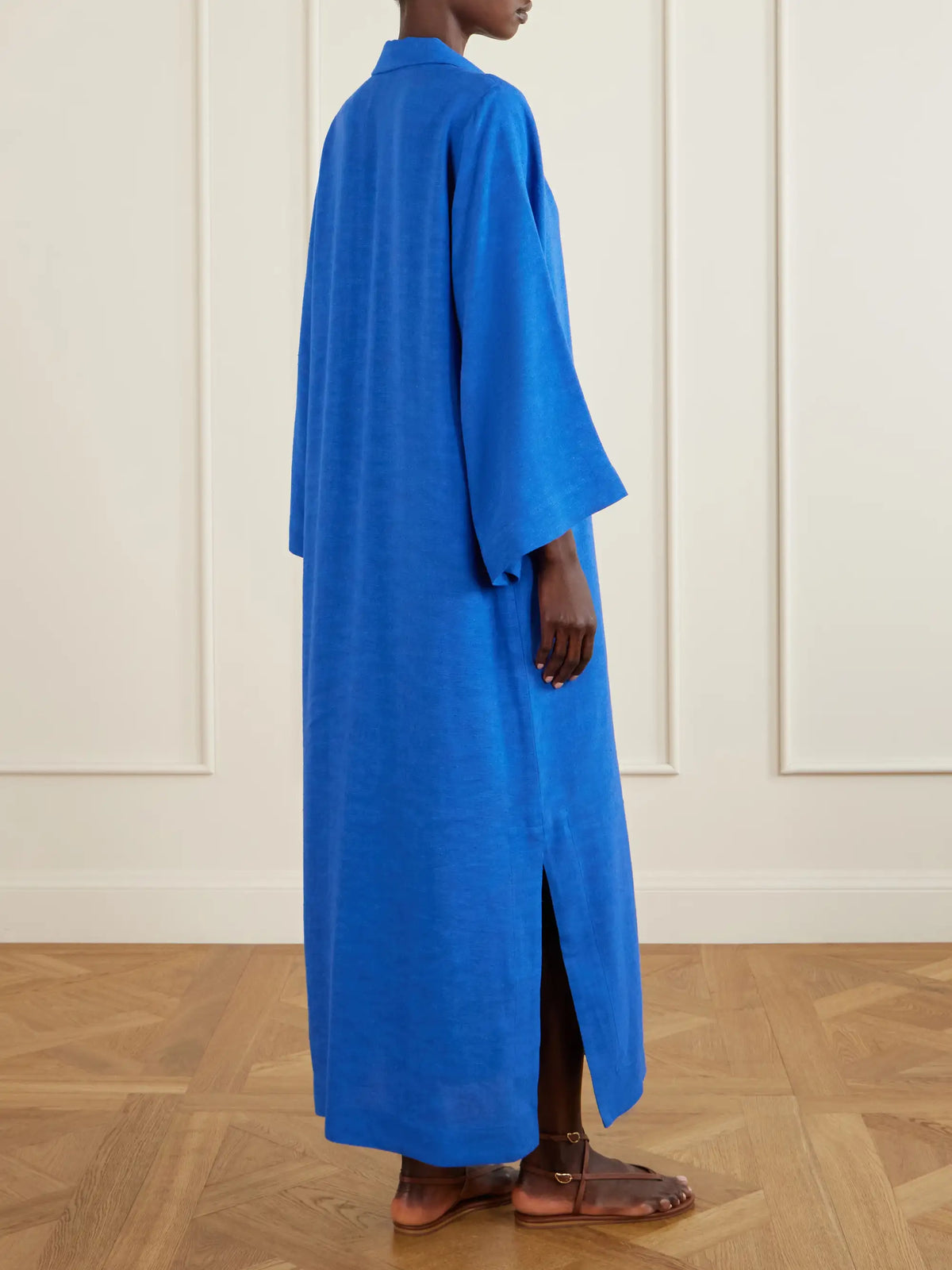 Lisa Marie Fernandez Tie-detailed Woven Maxi Dress