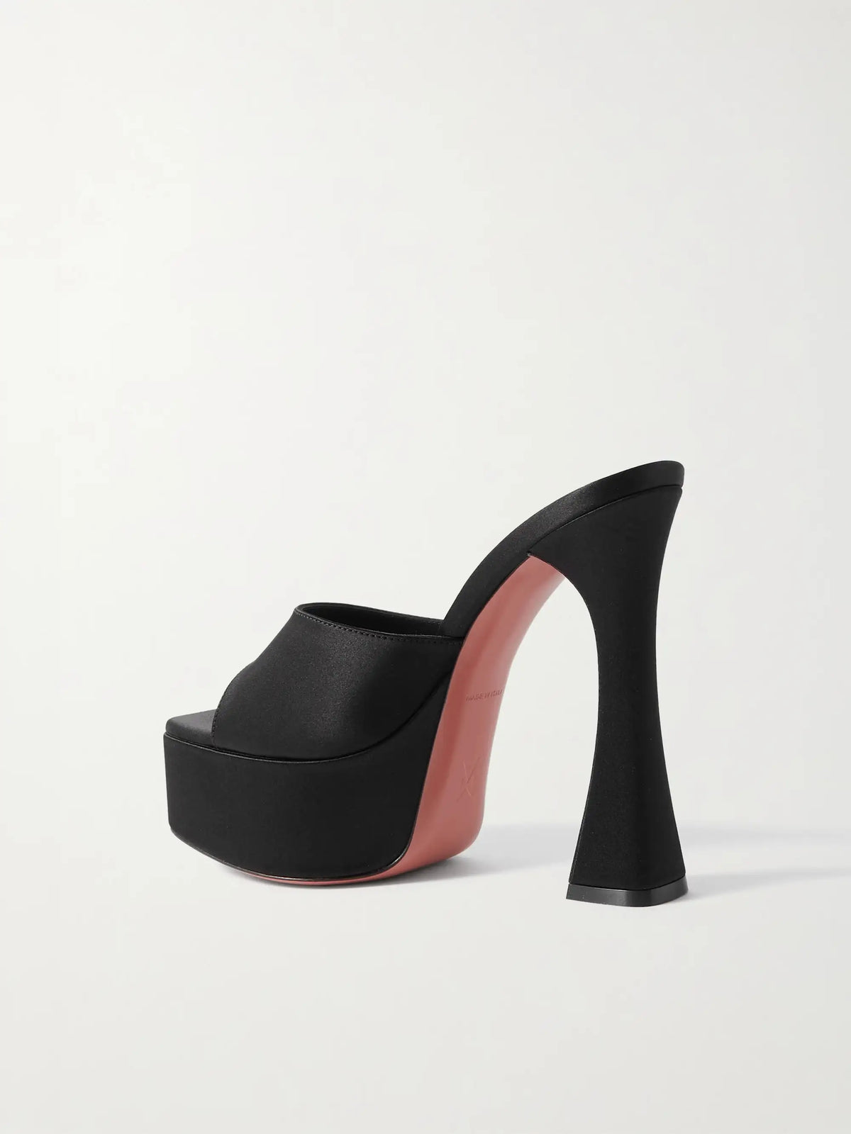 Dalida Satin Platform Mules