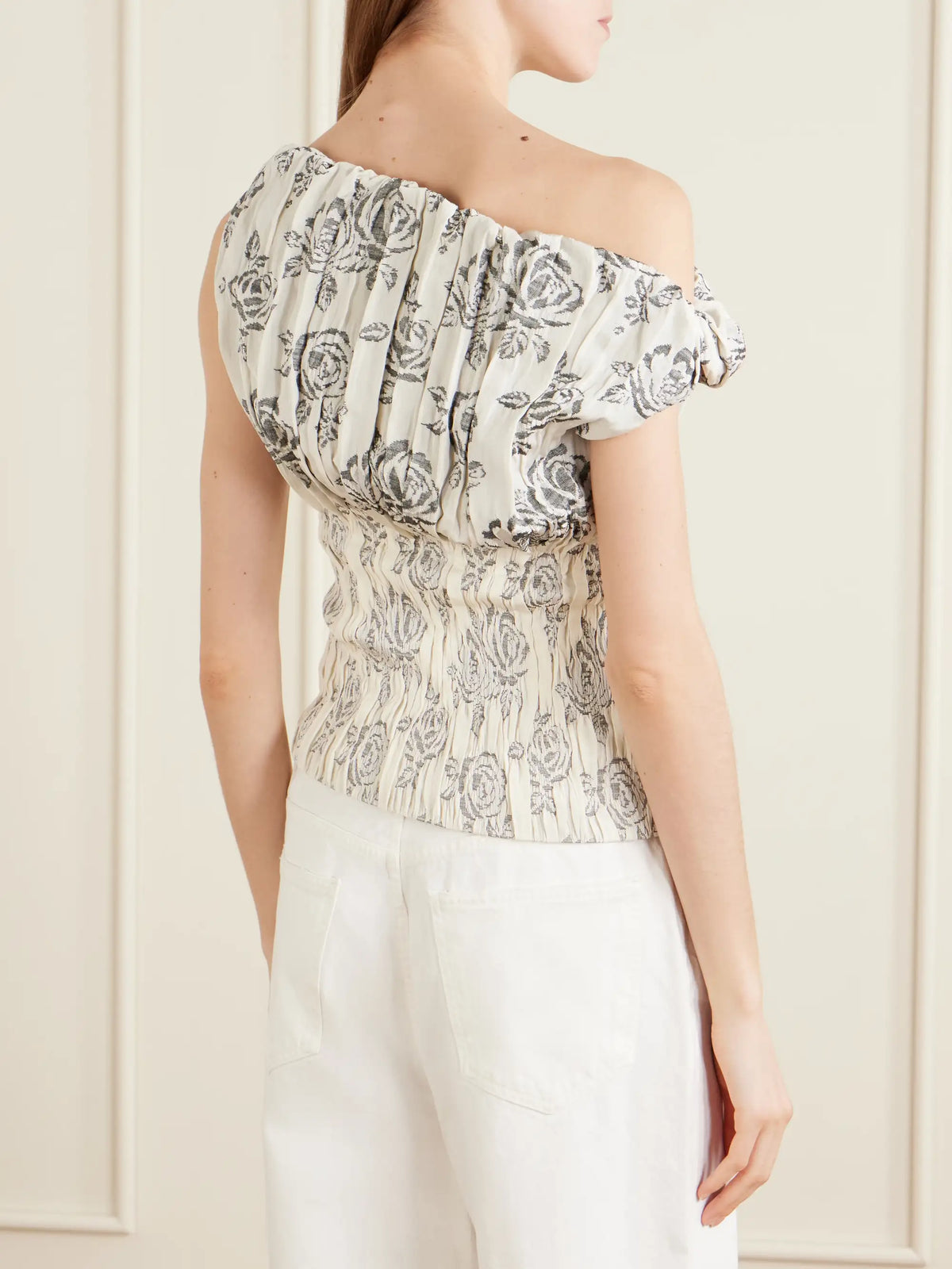 KALLMEYER Romy Floral-brocade Top