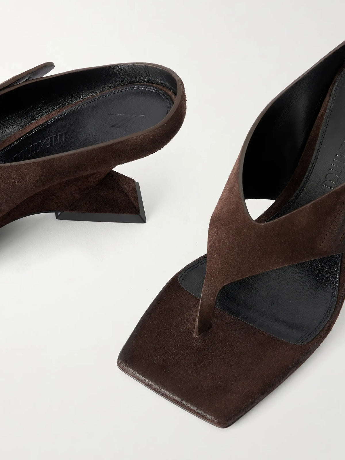 Cheope 65 Suede Wedge Thong Sandals