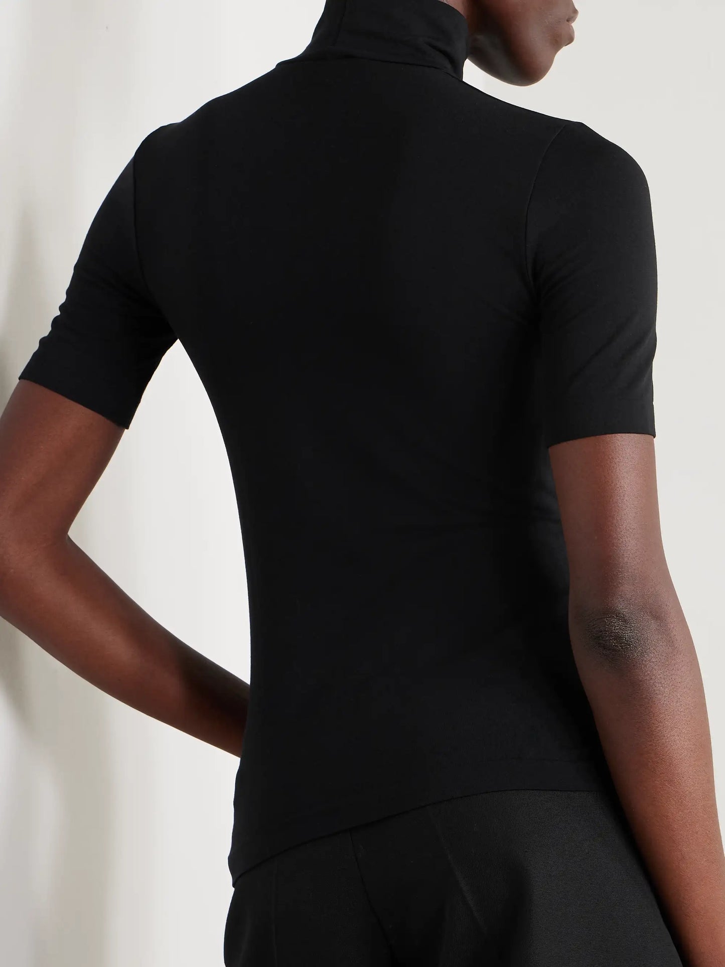 Aurora Modal-blend Jersey Turtleneck Top