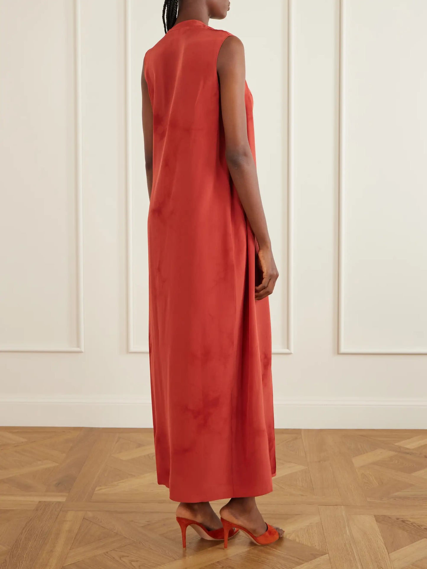Estela One-shoulder Silk-chiffon Maxi Dress