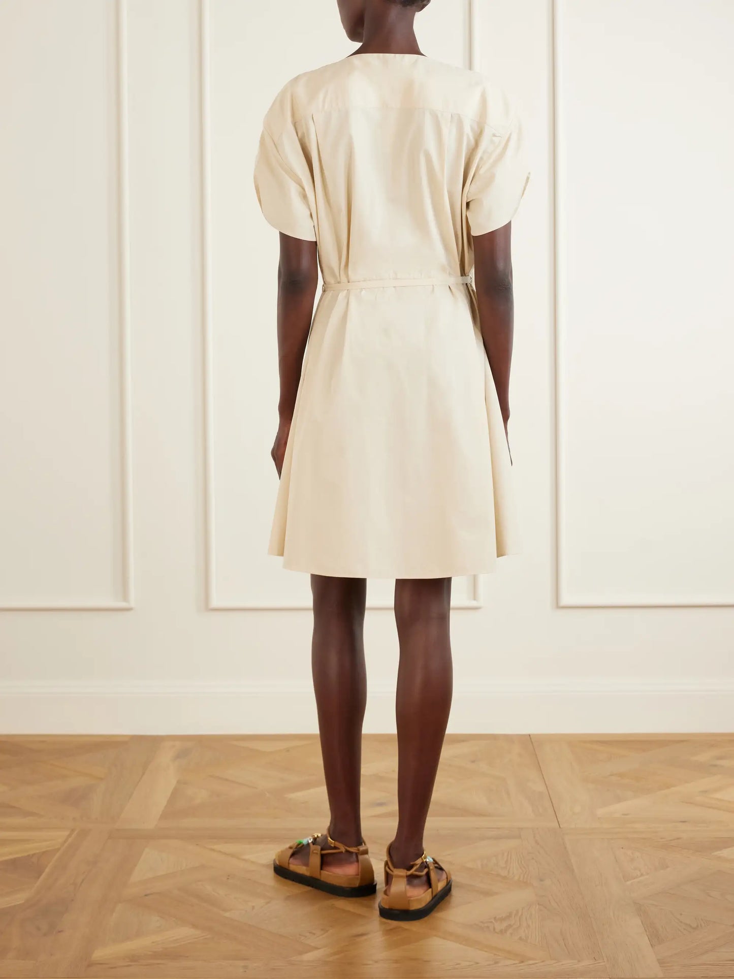 + Paula's Ibiza Anagram Cotton-poplin Mini Dress