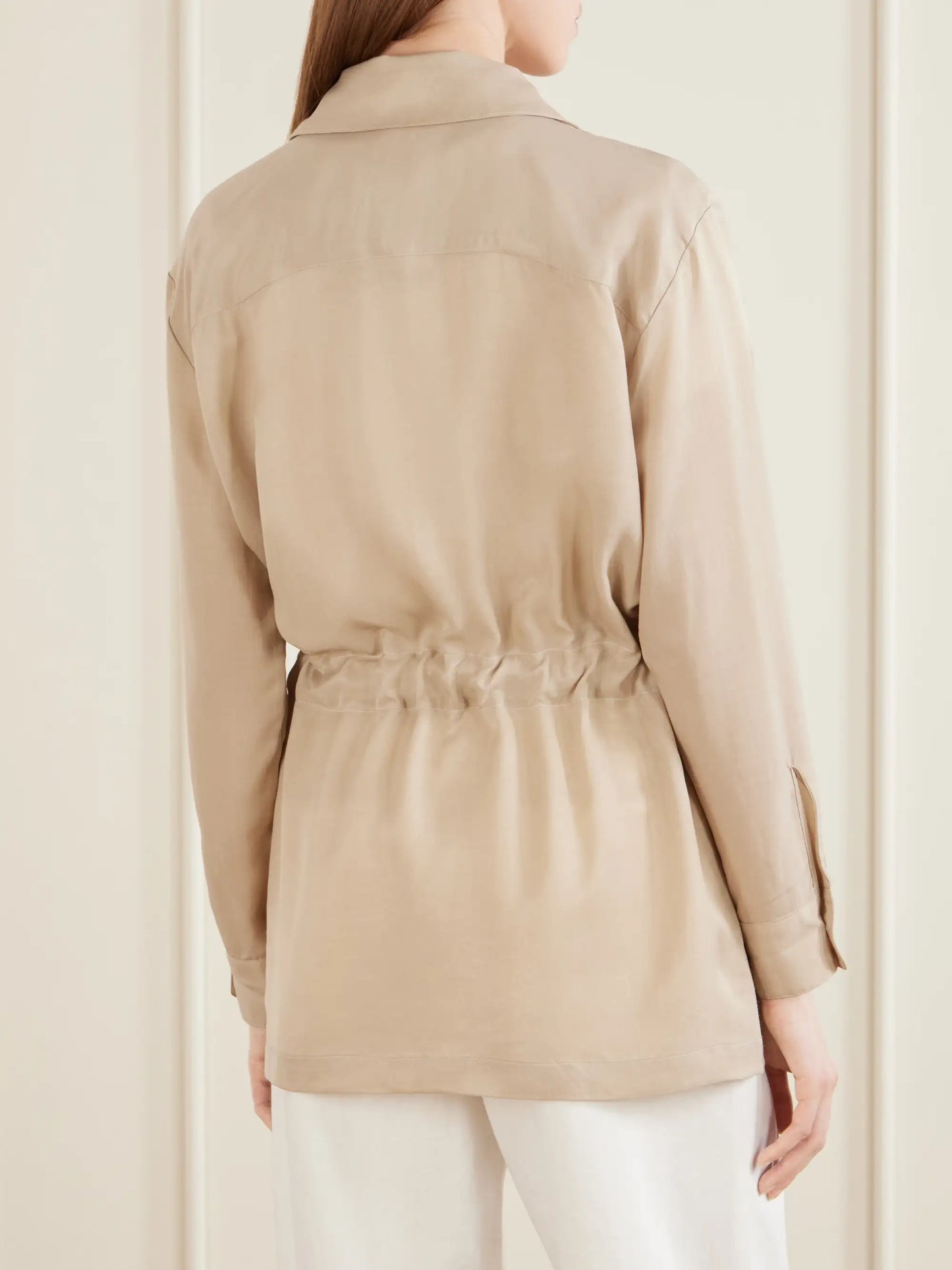 Kim Drawstring Tencel Jacket
