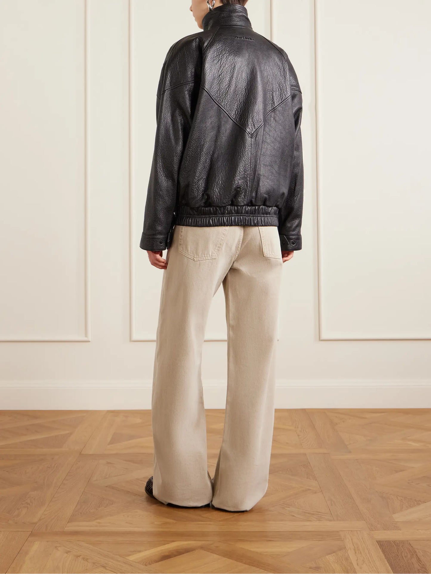 Textured-leather Jacket