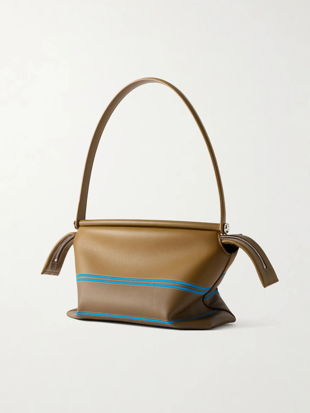 LOEWE Whisker Checked Leather Shoulder Bag