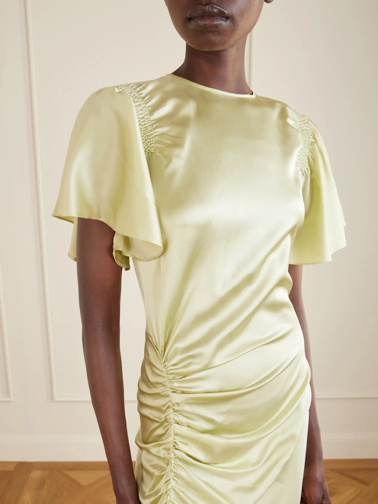 Silk-blend Satin Gown
