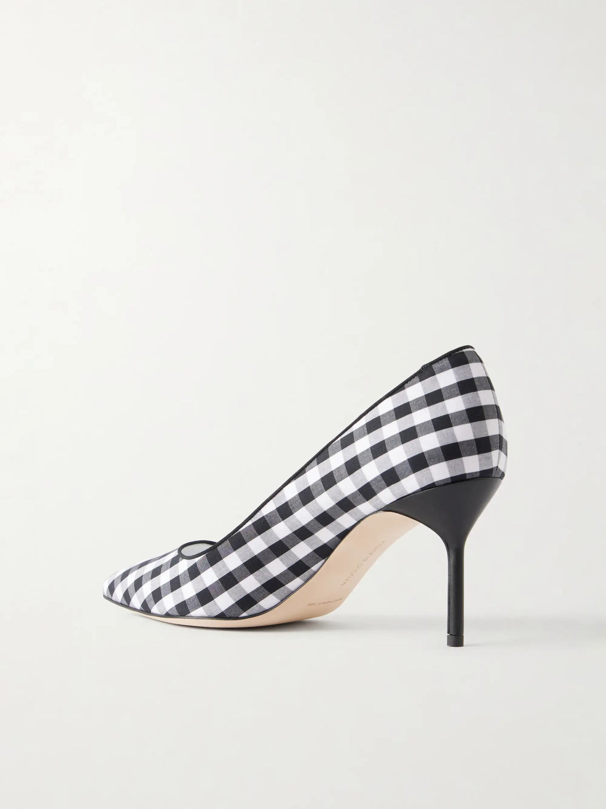 Bb 70 Checked Woven Pumps