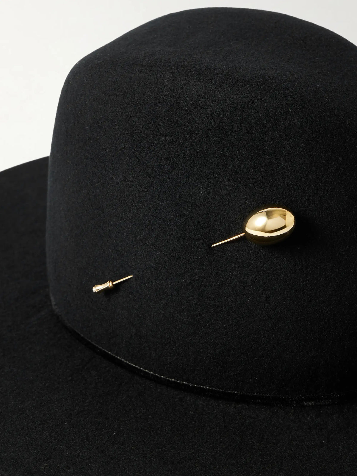 Waverly Embellished Wool And Silk-blend Felt Fedora