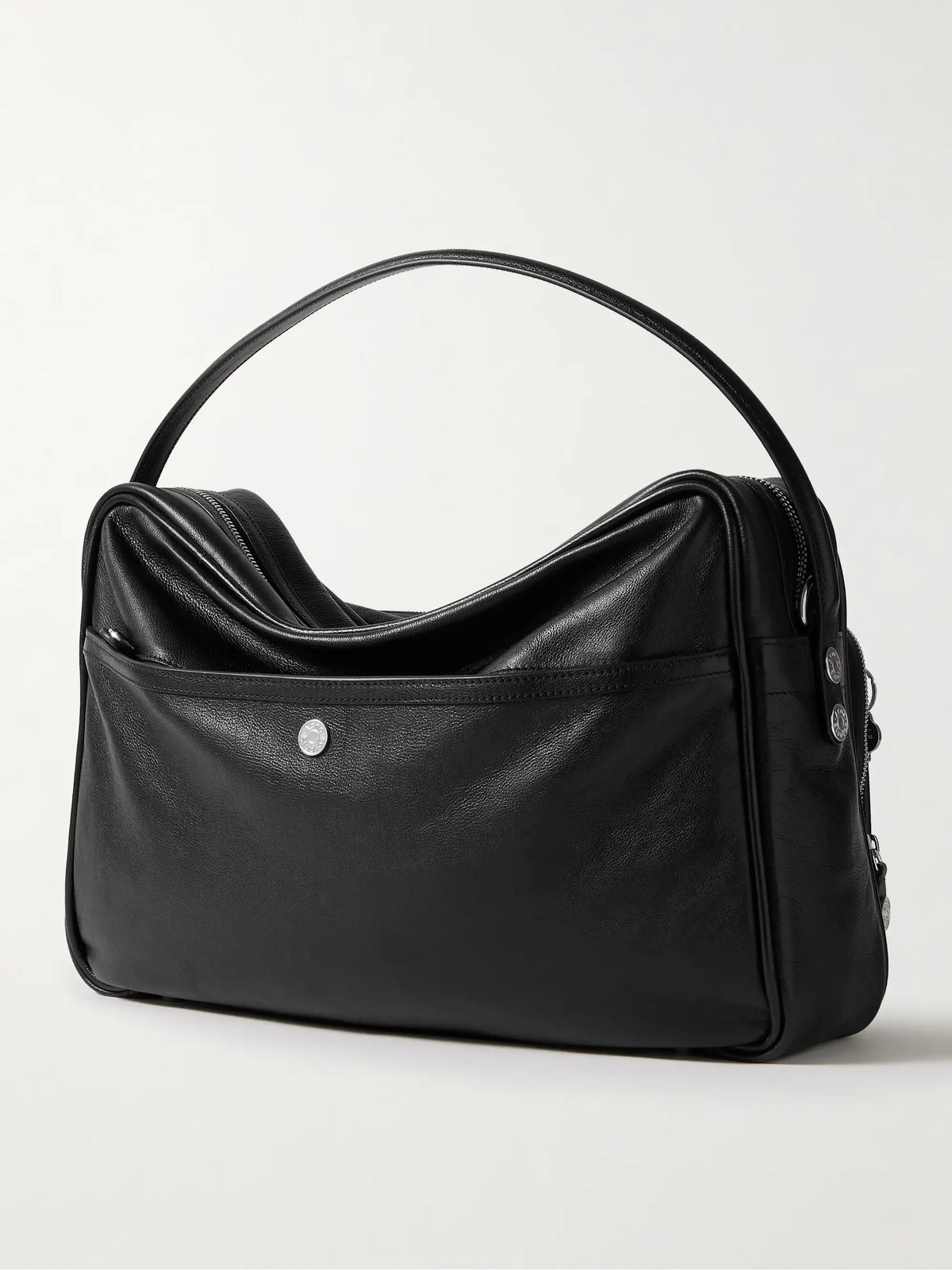 Camero Camera Medium Embellished Textured-leather Tote