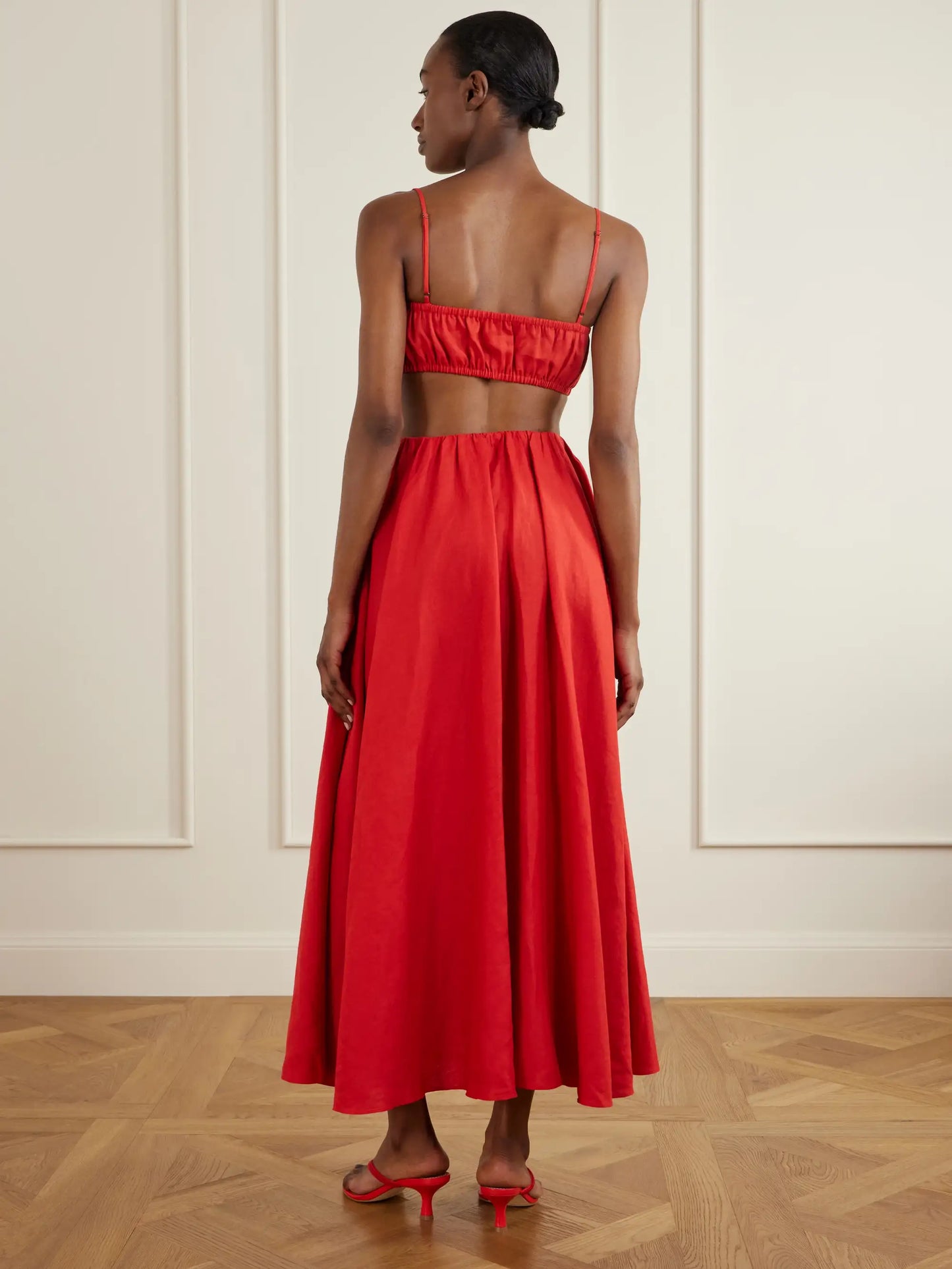 Milano Linen Maxi Skirt