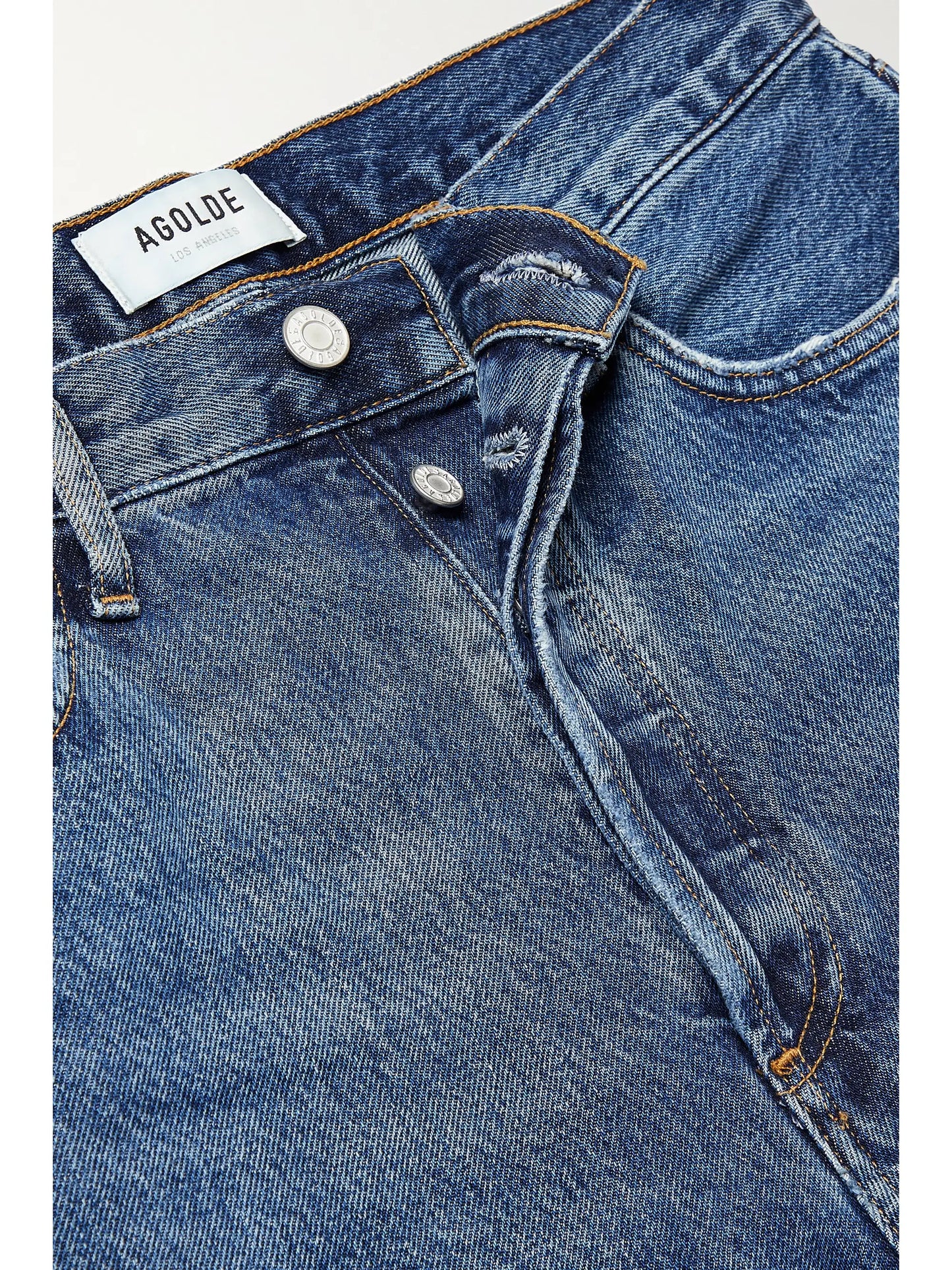 + Net Sustain '90s Pinch Waist High-rise Straight-leg Organic Jeans