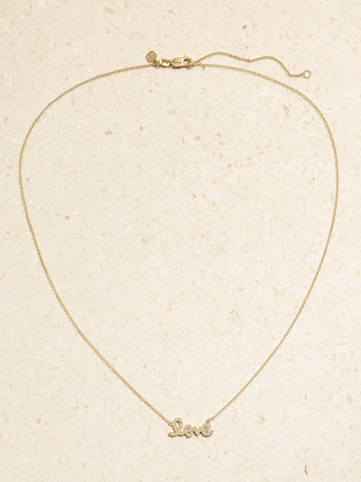 Love 14-karat Gold Diamond Necklace