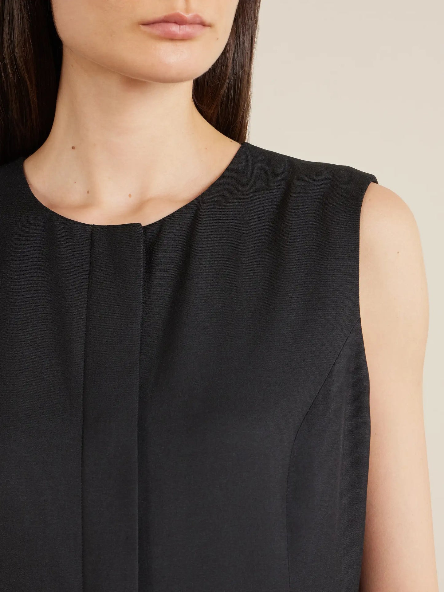 Hana Split Silk Dress