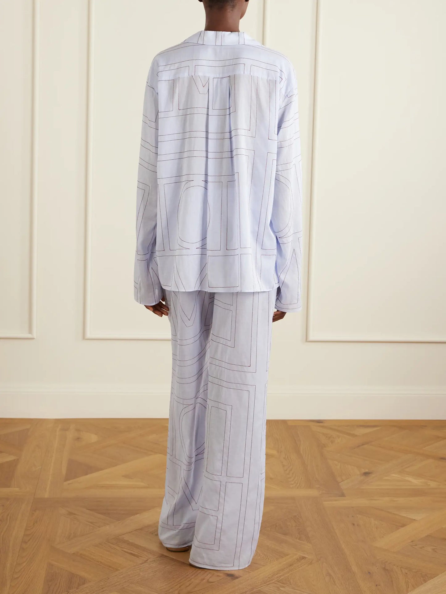 Embroidered Cotton And Lyocell-blend Shirt