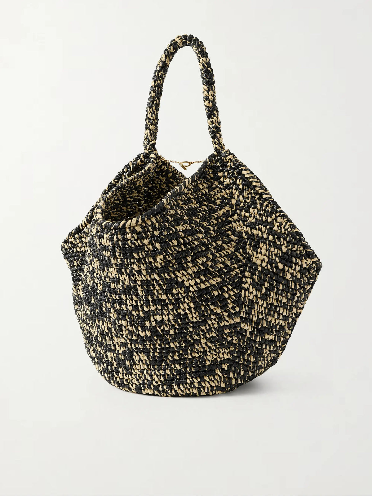 Lotus Medium Two-tone Woven Tote