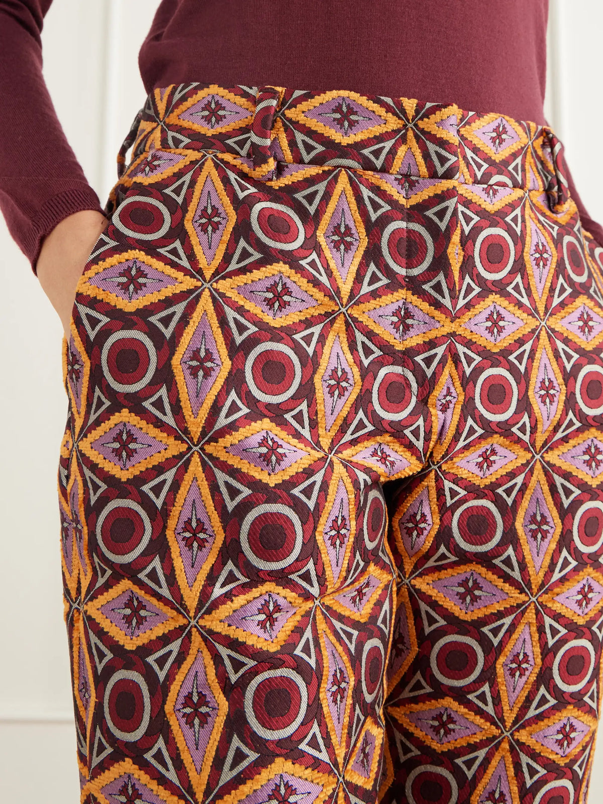 La DoubleJ 24/7 Jacquard-knit Straight-leg Pants
