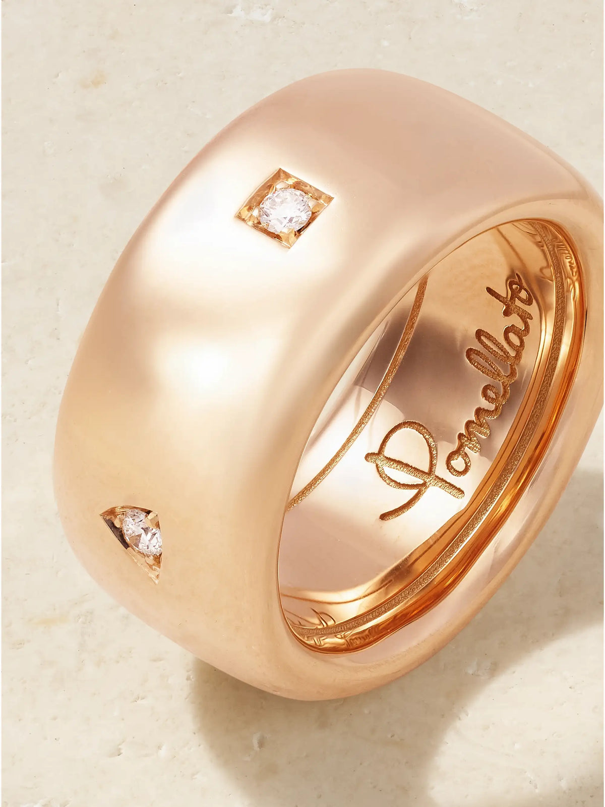 Iconica Medium/large 18-karat Rose Gold Diamond Ring