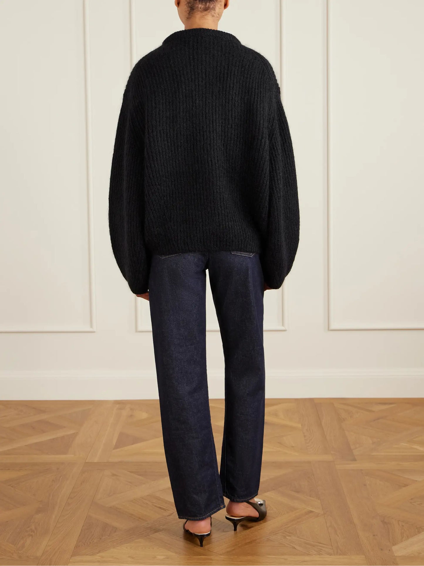 Ribbed Mohair-blend Sweater