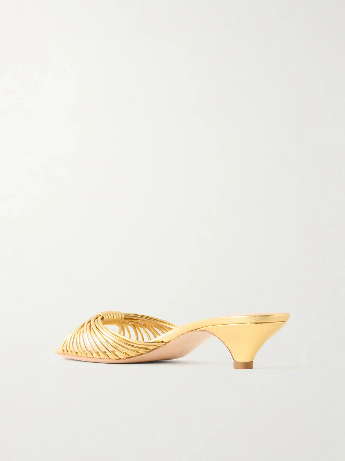 Dixie 40 Metallic Leather Mules