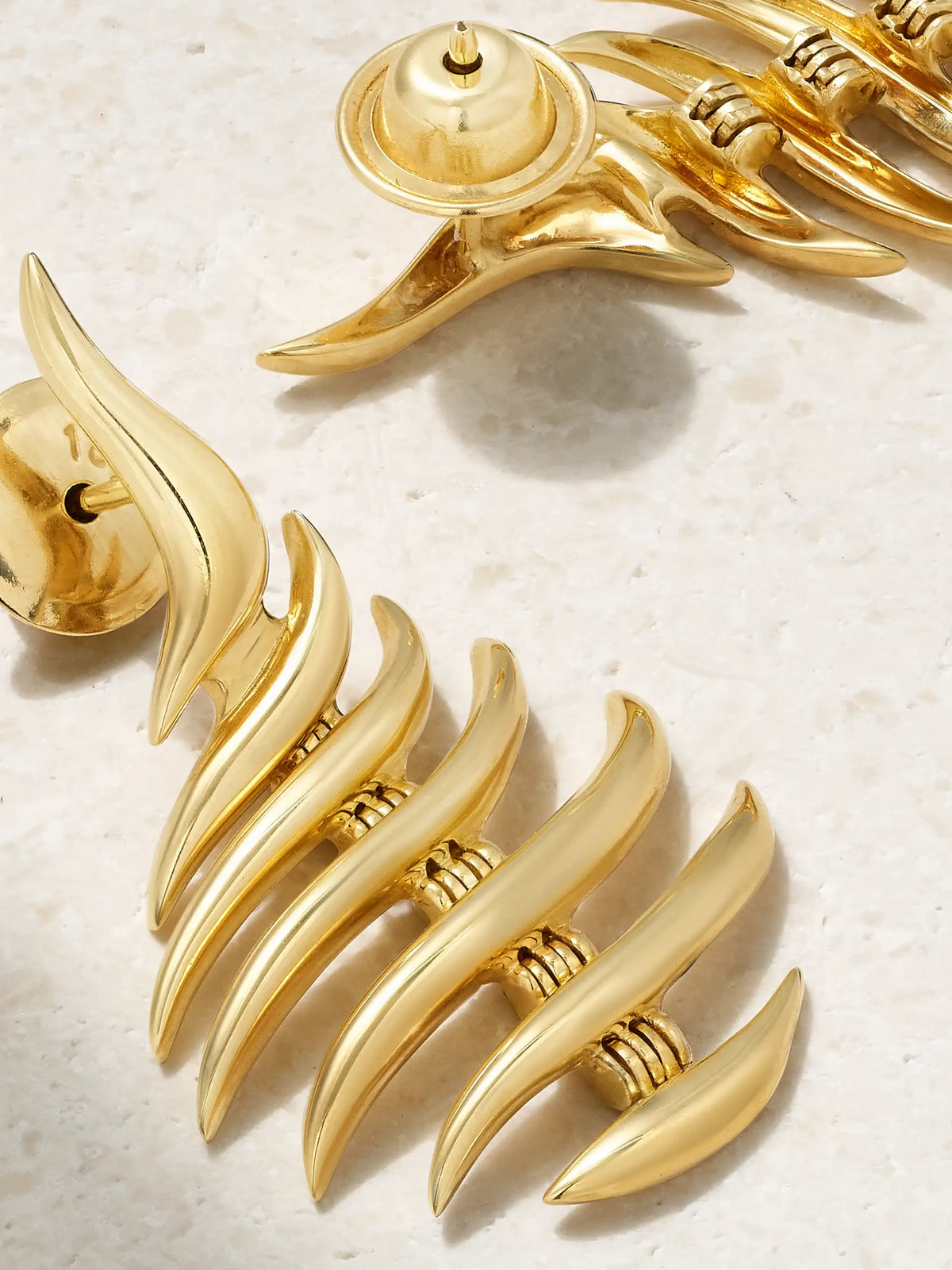 Flame Mini 18-karat Gold Earrings