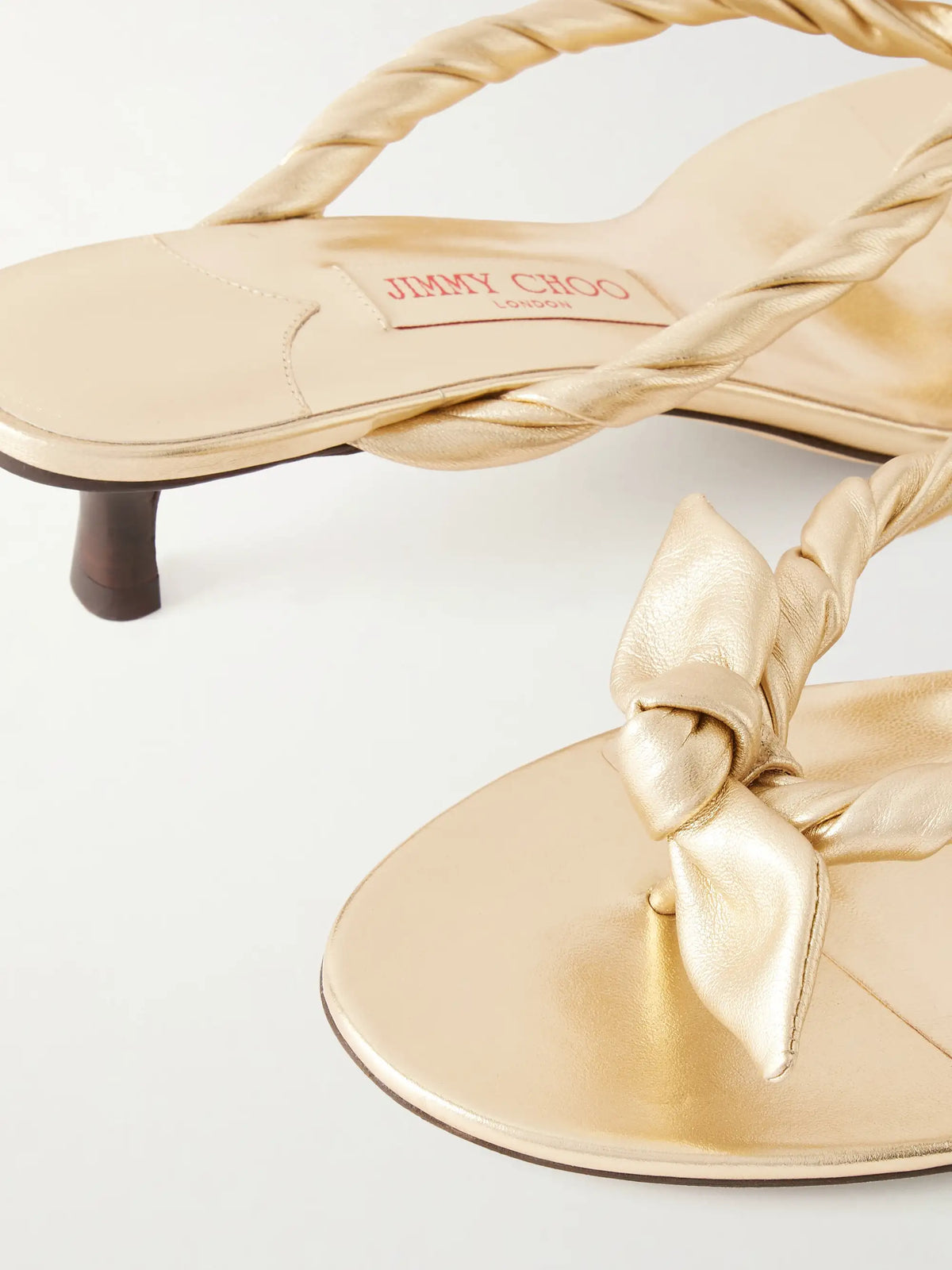 Liss 35 Metallic-leather Sandals
