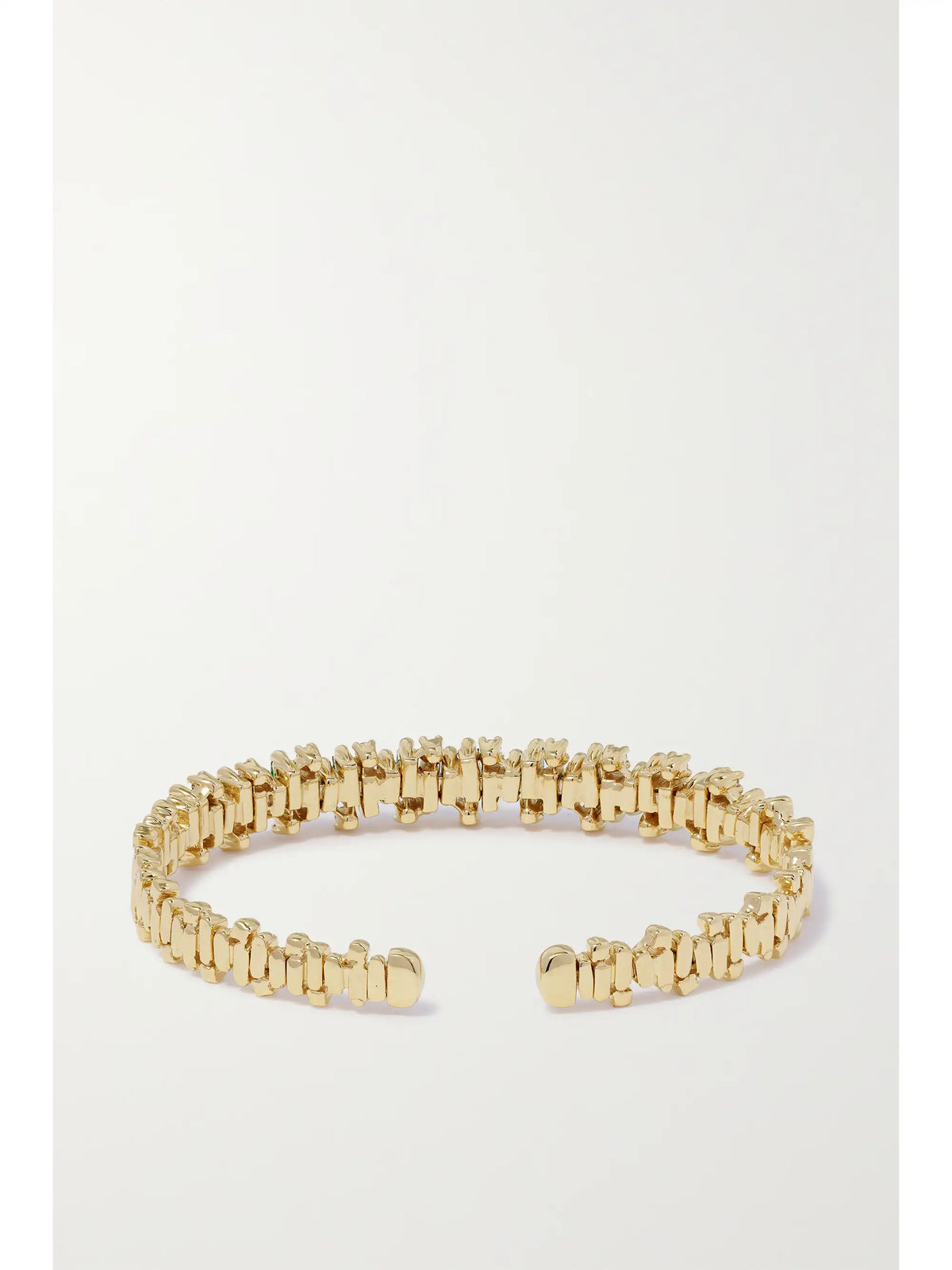18-karat Gold, Emerald And Diamond Cuff