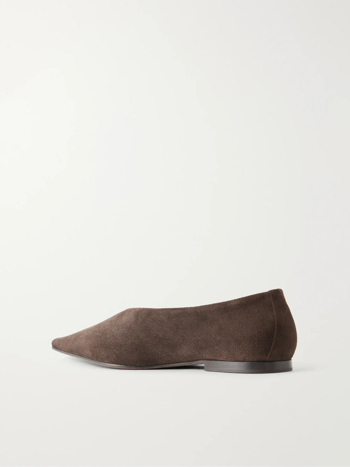 Suede Ballerina Flats