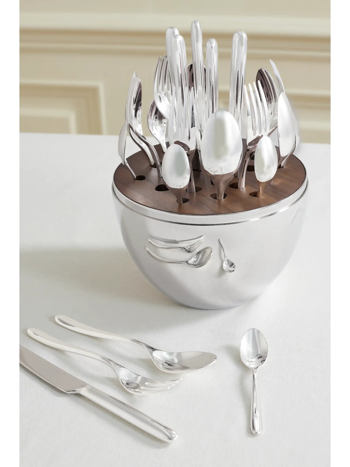 Mood 24-piece Silver-plated Cutlery Set