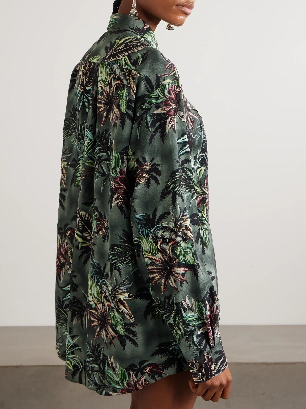RABANNE Printed Silk Shirt
