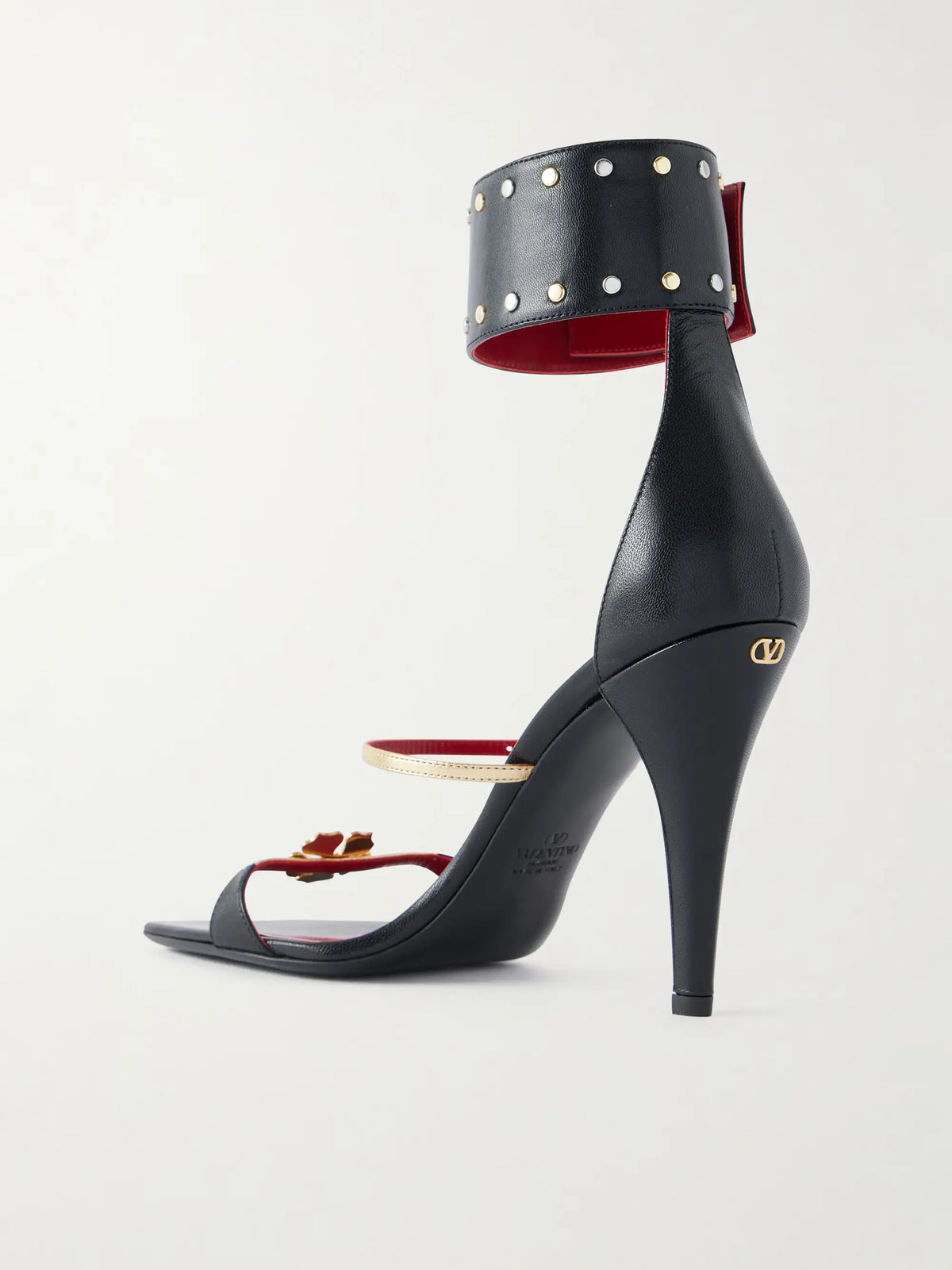 Cuffie Enamelled Flower High Heel Sandals