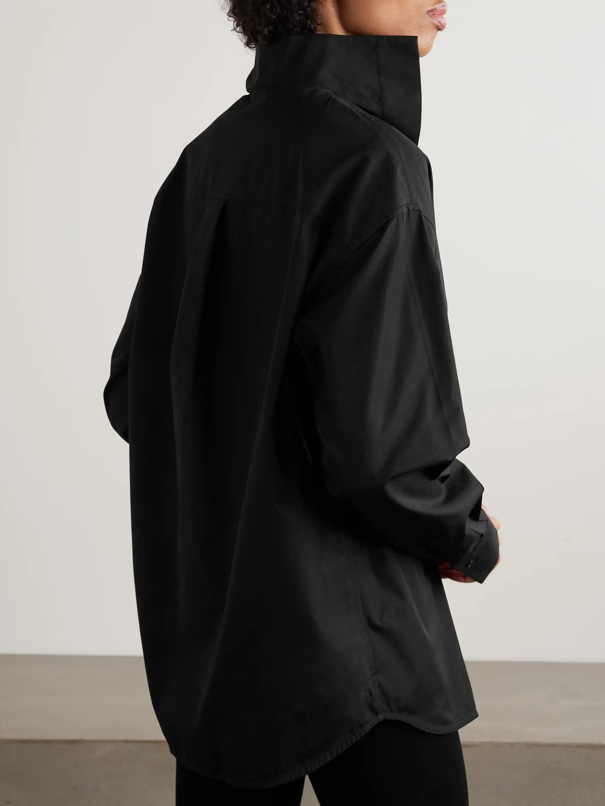 Sharp Oversized Cotton-poplin Shirt