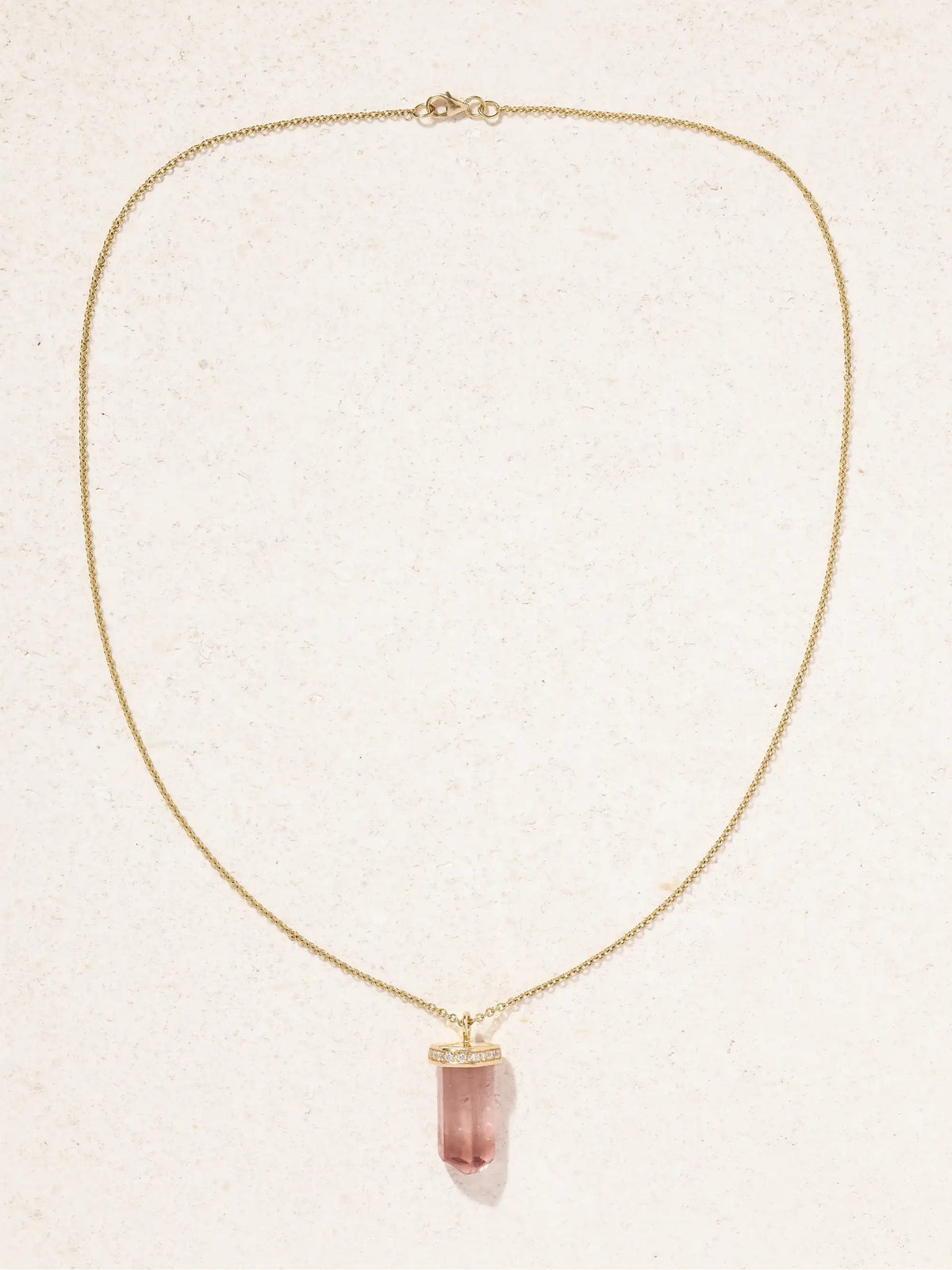 Gold, Tourmaline And Diamond Necklace